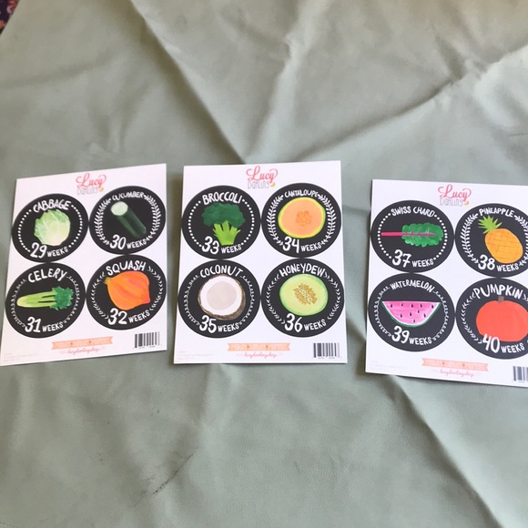 Pregnancy week by week stickers - Picture 4 of 4